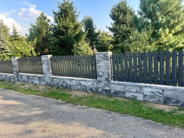 Ригельный профиль, металлические штакетники для забора