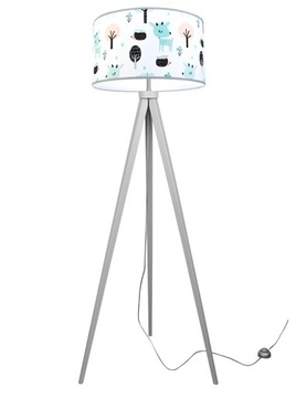 СВЕТИЛЬНИК-ШТАТИВ ЛОФТ ДЕТСКИЙ АБАРИТ С УЗОРОМ LED