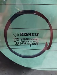 фото thumb №2, Стекло задняя renault espace iv-4 2002-2014 as3- тонированная оригинал