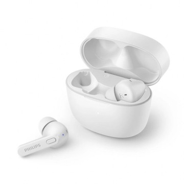 НАБОР БЕСПРОВОДНЫХ НАУШНИКОВ-ВКЛАДЫШЕЙ PHILIPS TAT2206WT + ЧЕХОЛ ДЛЯ ЗАРЯДКИ