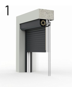 Внешний алюминиевый слепой к размеру - Clicky - Единый цвет 130x270 см.