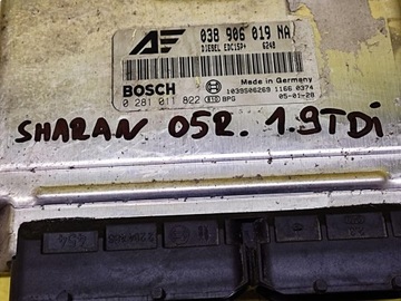 фото thumb №5, Vw sharan i 1.9 tdi блок управления двигателя 0281011822