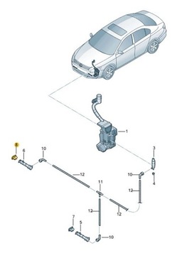 фото thumb №1, Заглушка омывателя vw jetta правая