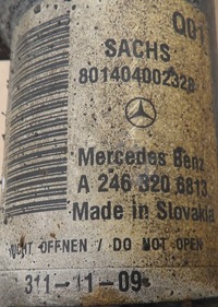 фото thumb №7, Mercedes w246 b180 cdi амортизационная стойка правый перед kompletny