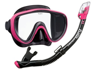 TUSA SET маска SERENE PRO FP трубка DRY VALVE ласты FF19 подводное плавание XS
