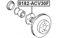 фото thumb №2, Ступица колеса lexus перед rx toyota camry febest #petrolhead pro+ kit7