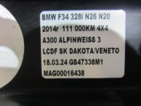 Bmw 3 f34 gt кронштейн бампера заднего направляющая балка 51127294891 7294891 Цена, фото thumb