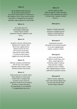 Drewniana kartka na 18,20,30,40...urodziny Grawer