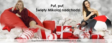 Pufa Fotel kraina lodu pufy piłki prezent worek