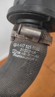 Mercedes vito w447 труба пабтрубок  шланг интеркулер a4475230582 Доставка, фото thumb