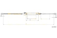 фото thumb №1, Cofle трос гальма ручного skoda roomster 06-