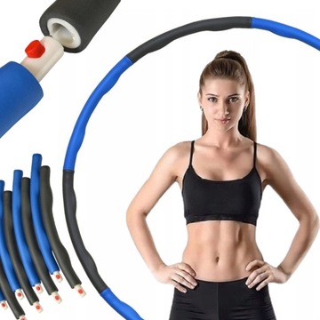 ХУЛА ХОП ДЛЯ ПОХУДЕНИЯ С МАССАЖЕМ ФИТНЕС ПИЛАТЕС УПРАЖНЕНИЯ 95см EB FIT