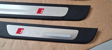 фото thumb №11, A6 c7 4g рестайлінг планка планки накладки порогові перед зад ліві праві