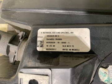 фото thumb №9, Лампа правая перед полный led tesla модель s рестайлинг 2016- 105357500c