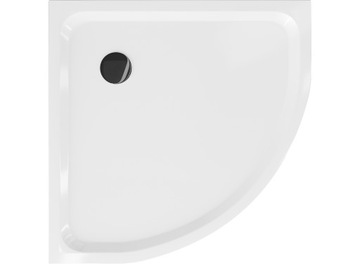 MEXEN ДУШЕВОЙ ПОДДОН ПЛОСКИЙ ПОЛУКРУГЛЫЙ SLIM 80x80 БЕЛЫЙ
