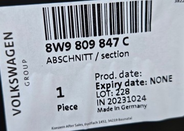 фото thumb №6, Audi a4 b9 8w9 універсал 19-24 рестайлінг поріг стійка лівий