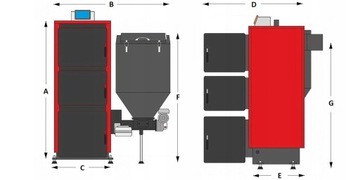 КОТЛЫ ПЕЛЛЕТНЫЕ ПЕЧИ С ПОДАЧЕЙ SV 300 5 КЛАСС 24 КВТ