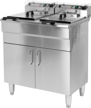 FRYTOWNICA Z SZAFKĄ SMAŻALNIK 2x11,5L YATO YG-04638