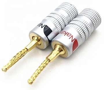 Акустический кабель NAKAMICHI 2x2,5 контакта OFC, 0,5 м
