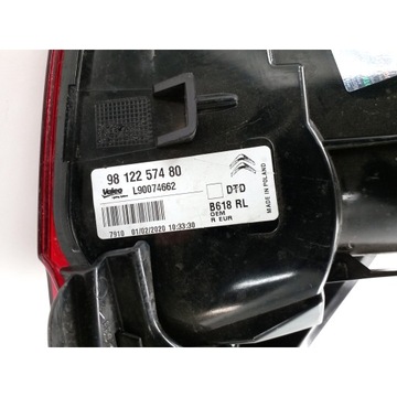 фото thumb №7, Citroën c3 iii sx задні світло 9812257480