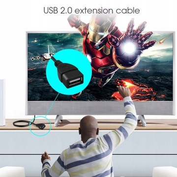 Kebidumei 3-метровый удлинительный кабель USB 2.0 для передачи данных