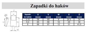 Защелка безопасности для поворотного крюка 3,15 т HDS