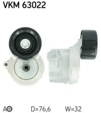 Купить Ролик натяжителя ремень клиновой vkm 63022 skf, фото thumb