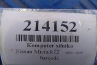 фото thumb №5, Nissan micra k12 lift 1.3 16v бортовой компьютер двигателя mec37-320