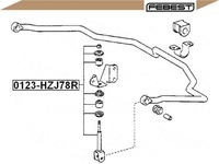 фото thumb №2, З'єднувач стабілізатора febest 4880260090