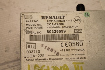 фото thumb №7, Renault laguna iii 07r- считыватель навигации навигация 259150003r