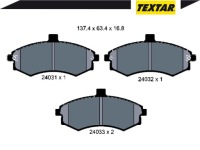 фото thumb №2, Textar 2403101 набор тормозных колодок тормозных, тормоза дисковые