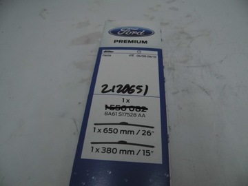ЩЕТКИ ПЕРЕДНЕГО СТЕКЛООЧИСТИТЕЛЯ FORD FIESTA Mk7 2008-2012 гг.