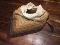 Пряжа Ombre KOKONEK Classic A067 коричневый теплый коричневый теплый бежевый кремовый