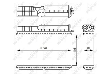 фото thumb №8, Отопитель nrf 54307 теплообменник тепло, отопление интерьера