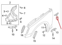 фото thumb №10, Audi rs5 sportback 8w6 передня частина правий fender emblem 8w6853602dpuz