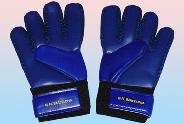 FC BARCELONA RĘKAWICE BRAMKARSKIE DLA MŁODZIEŻY 22 CM ROZMIAR 6
