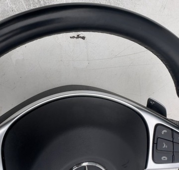 фото thumb №9, Руль amg кожа лепестки mercedes c w205 glc w253 e w213 w238 s w222
