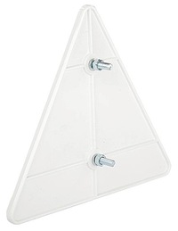 фото thumb №2, Трикутник відбивний з біла рамка 1 szt u9p08