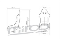 фото thumb №7, Сидіння спортивний rajdowy kubełkowy mirco gt fia 2030 гомологація чорний