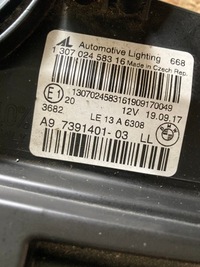 фото thumb №8, Bmw 2 f45 f46 лампа full led левая перед 7391401