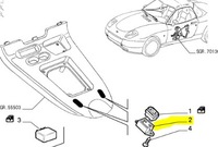 фото thumb №8, Корпус переключателя окон fiat barchetta оригинальный номер 46735110