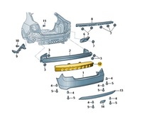 фото thumb №1, Абсорбер бампера задня seat toledo оригінальний