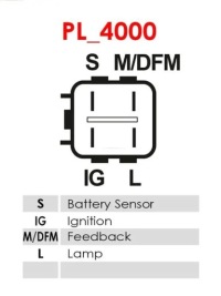 Регулятор напряжения 12v are0045s2 as-pl lexus Оригинал, фото thumb