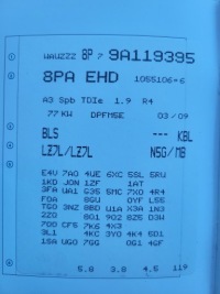 Audi a3 8p 09r 1.9 tdi bls двигун Недорого, фото thumb