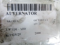 Генератор skoda octavia 1 1.9 tdi 028903028e Цена, фото thumb