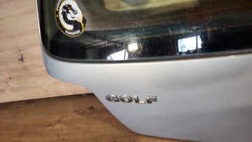 фото thumb №10, Крышка багажника vw golf 4 iv hb lb7z серебряная