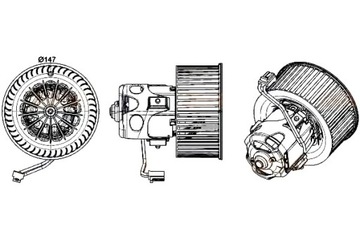 фото thumb №1, Hella вентилятор повітродувка alpina b6 купе 4.4 bitu