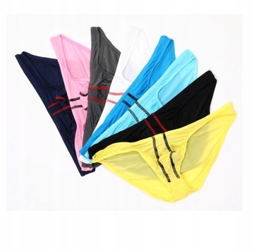 SEXY GRANATOWE DELIKATNE SLIPKI SOFT L