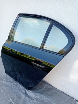 фото thumb №1, Двері лівий зад bmw e60 416 карбон schwarz