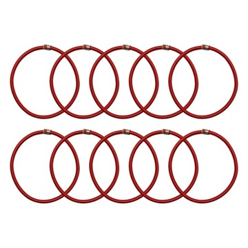 .10x Trampoline Elastic Rope Tie Downs Straps Red
